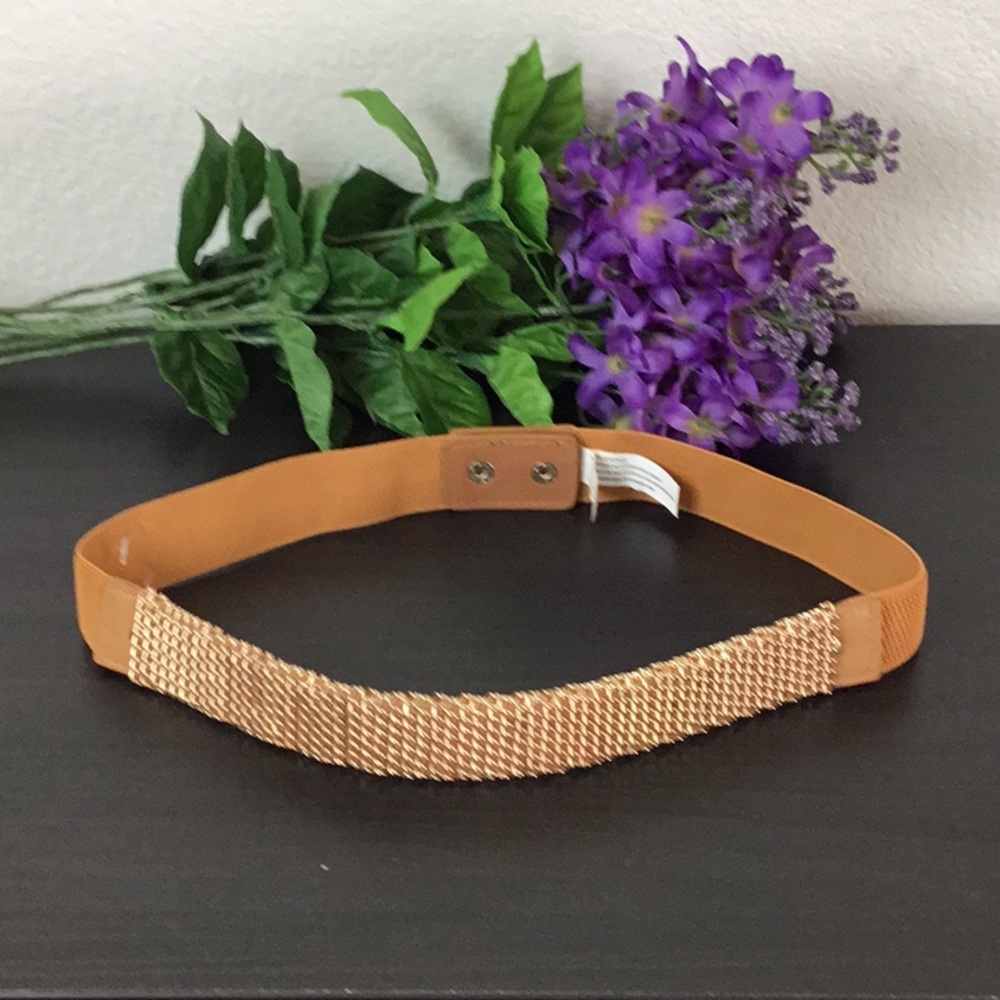 Women’s Gold Linked Wrapped Elastic Belt